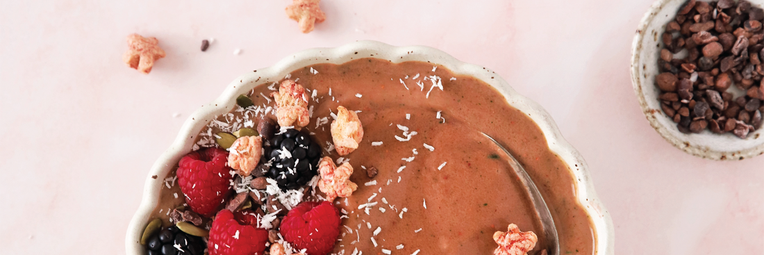 Strawberry Smoothie Bowl with Lil' Puffs